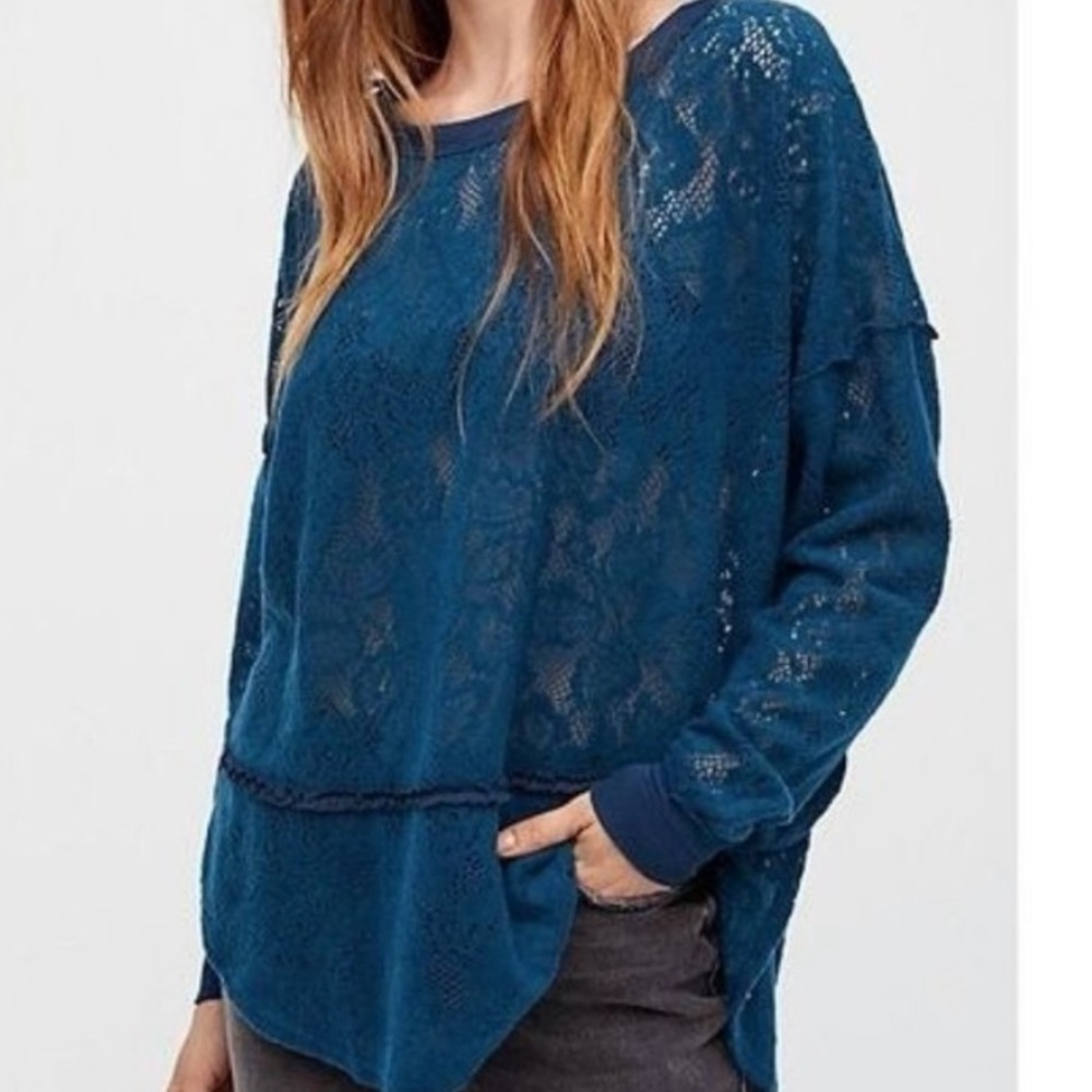 Free People Not Cold In This  Lace Top